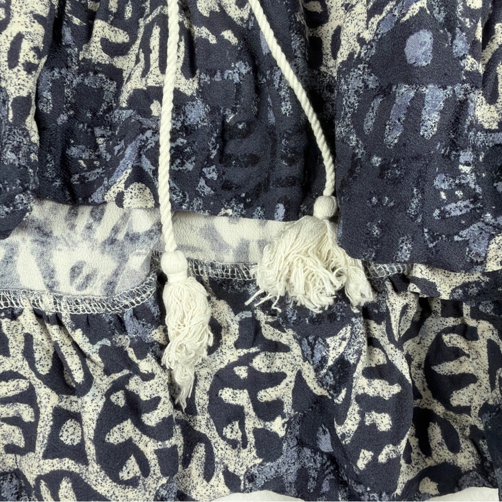 Free People Womens Beach Day Halter Mini Dress Blue Large‎ - Picture 10 of 10